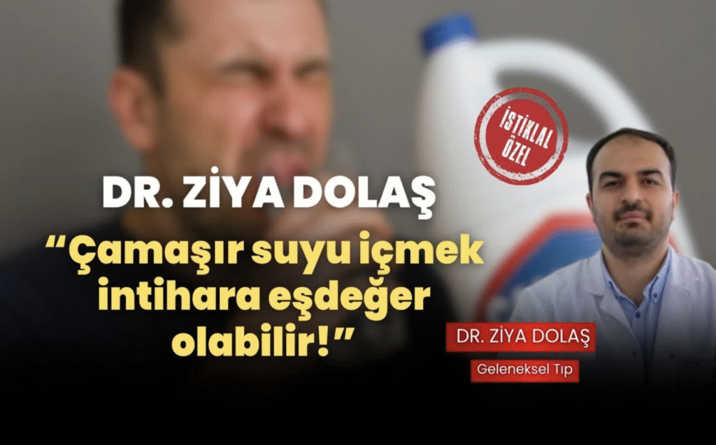 “Çamaşır suyu içmek intihara eşdeğer olabilir!”